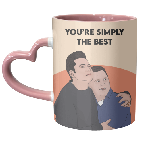 Simply the Best - unique mug by Pink and Pip