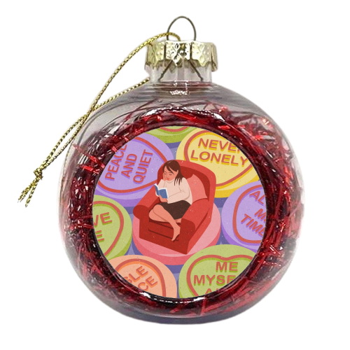 single is sweet - xmas bauble by John Holcroft