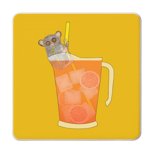 Sippin on Gin and Juice - personalised beer coaster by Martina Scott