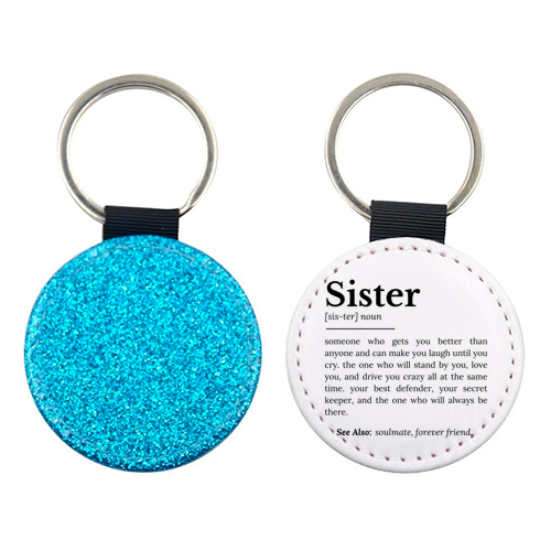 Sister Definition: Best Friend, Confidante - keyring by timsal shol