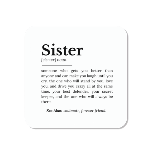 Sister Definition: Best Friend, Confidante - Magnet by timsal shol