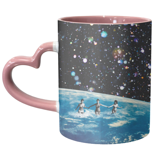 Sisterhood Empowerment Sparkle Print - unique mug by OhMC! Designs