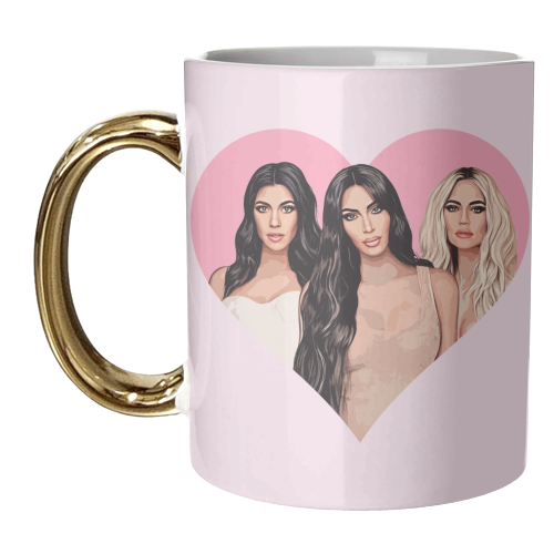 Sisters - unique mug by DOLLY WOLFE