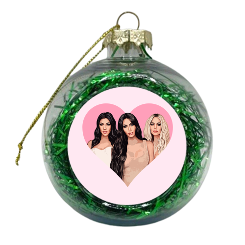 Sisters - xmas bauble by DOLLY WOLFE