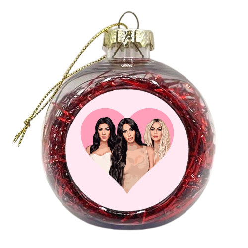 Sisters - xmas bauble by DOLLY WOLFE