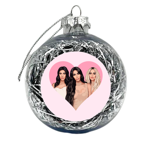 Sisters - xmas bauble by DOLLY WOLFE