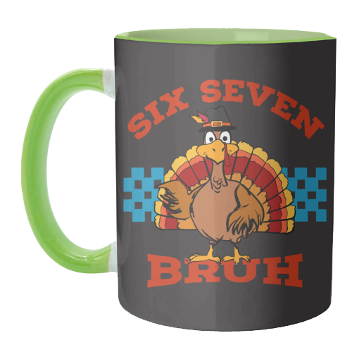 Six Seven Bruh Turkey - unique mug by EZbie