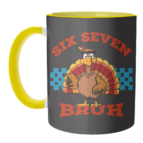 Six Seven Bruh Turkey - unique mug by EZbie
