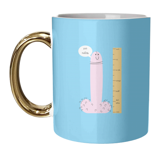 Size Matters - unique mug by Adam Regester