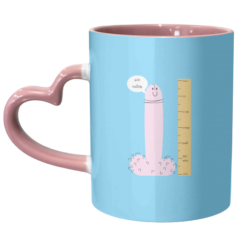 Size Matters - unique mug by Adam Regester