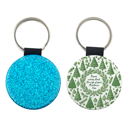 Size of your Christmas Tree - keyring by Lilly Rose