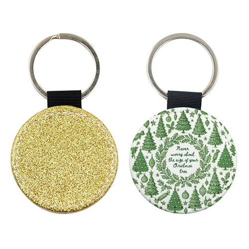 Size of your Christmas Tree - keyring by Lilly Rose