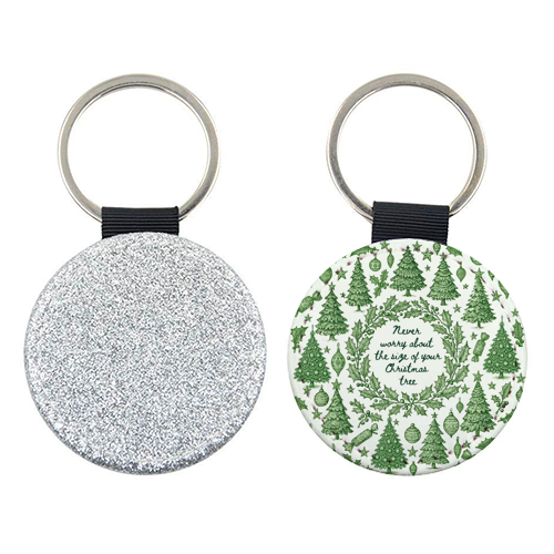 Size of your Christmas Tree - keyring by Lilly Rose