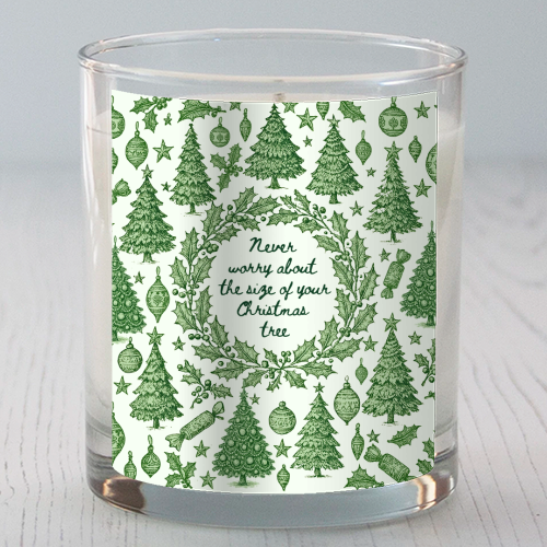 Size of your Christmas Tree - scented candle by Lilly Rose