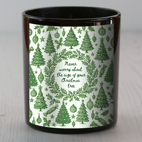 Size of your Christmas Tree - scented candle by Lilly Rose