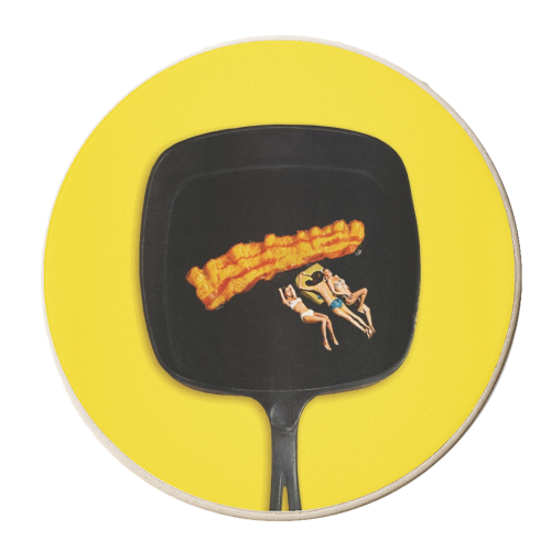 Sizzle Season - personalised beer coaster by OhMC! Designs