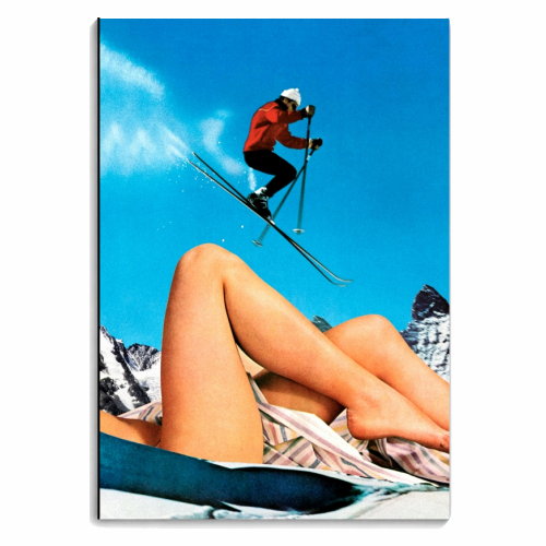 Ski Jump - personalised A4, A5, A6 notebook by taudalpoi