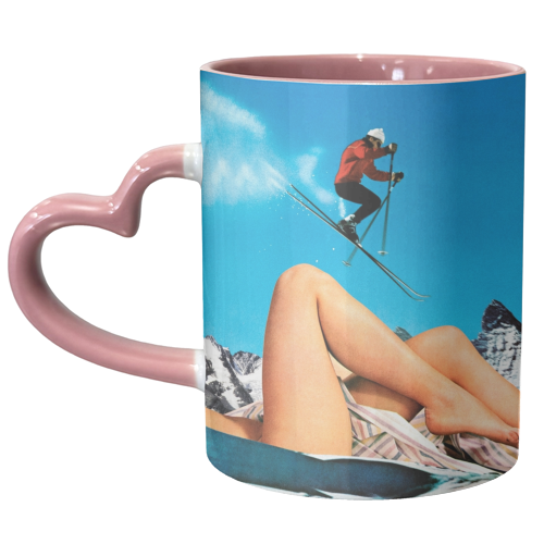 Ski Jump - unique mug by taudalpoi