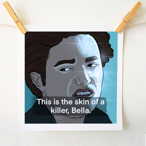 Skin of a killer - A1 - A4 art print by The Queer Store