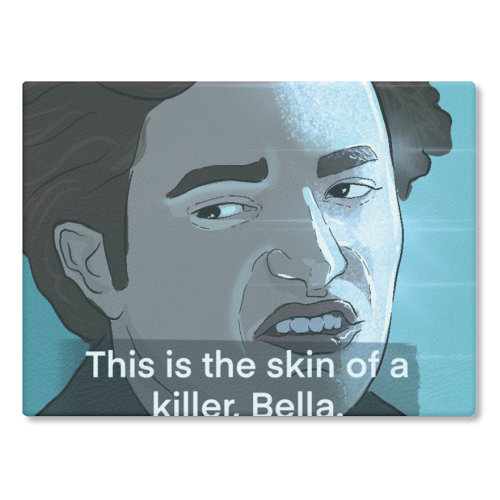 Skin of a killer - glass chopping board by The Queer Store
