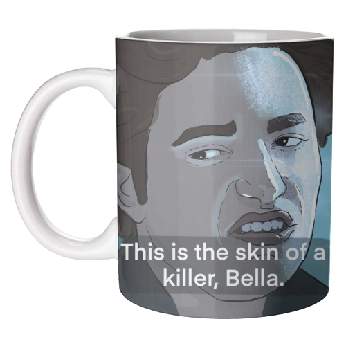 Skin of a killer - unique mug by The Queer Store