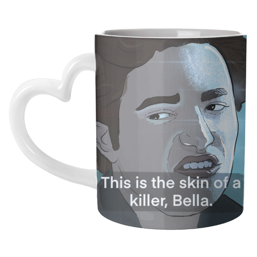 Skin of a killer - unique mug by The Queer Store