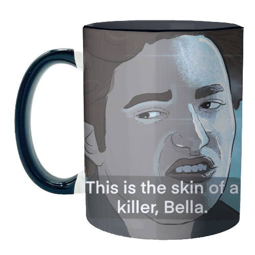 Skin of a killer - unique mug by The Queer Store