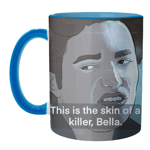 Skin of a killer - unique mug by The Queer Store