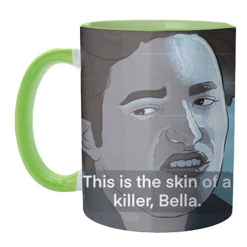 Skin of a killer - unique mug by The Queer Store