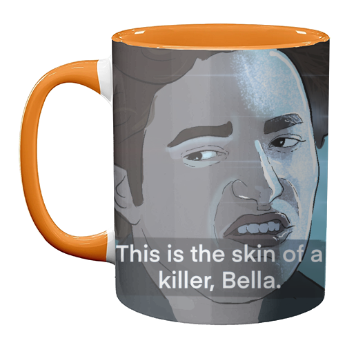 Skin of a killer - unique mug by The Queer Store