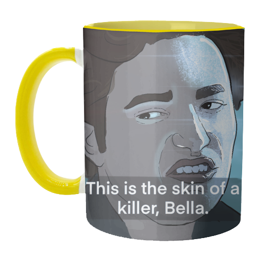Skin of a killer - unique mug by The Queer Store