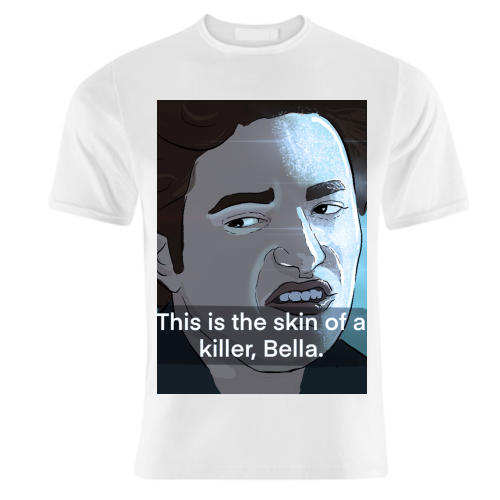 Skin of a killer - unique t shirt by The Queer Store