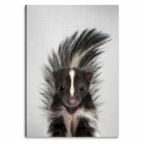 Skunk - Colorful - personalised A4, A5, A6 notebook by Gal Design