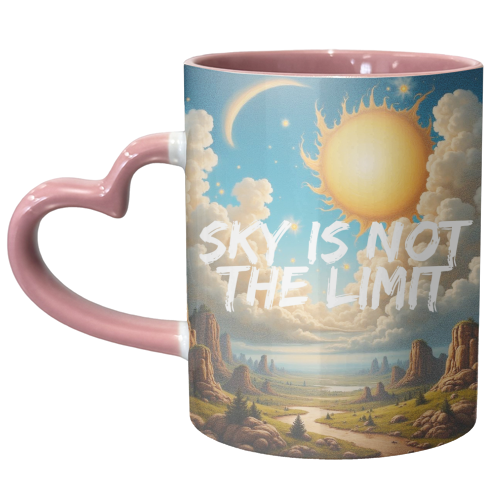 SKY IS NOT THE LIMIT - unique mug by AP