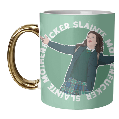 Sláinte Derry Girls - unique mug by Pink and Pip
