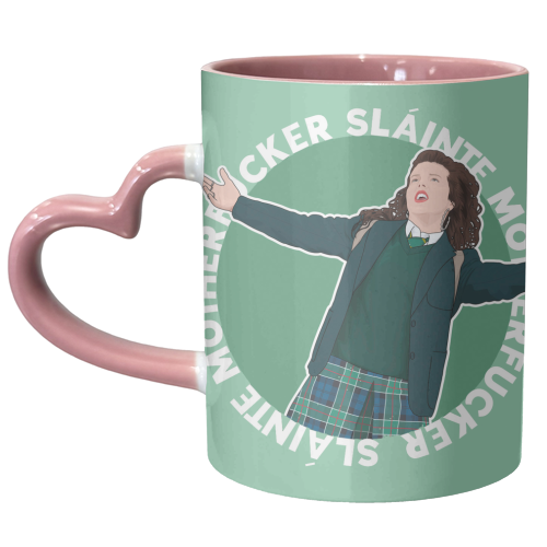 Sláinte Derry Girls - unique mug by Pink and Pip