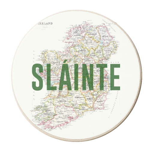 Sláinte - personalised beer coaster by The 13 Prints
