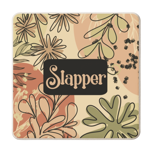 Slapper funny gift - personalised beer coaster by Giddy Kipper