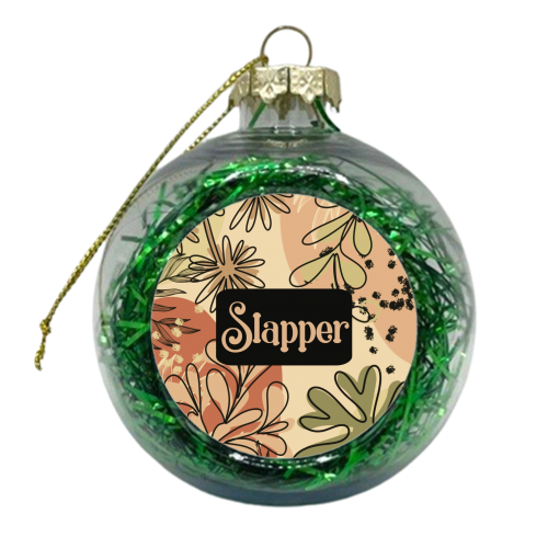 Slapper funny gift - xmas bauble by Giddy Kipper