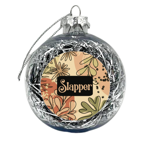 Slapper funny gift - xmas bauble by Giddy Kipper