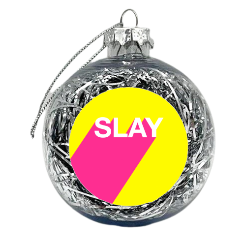 Slay - xmas bauble by Adam Regester