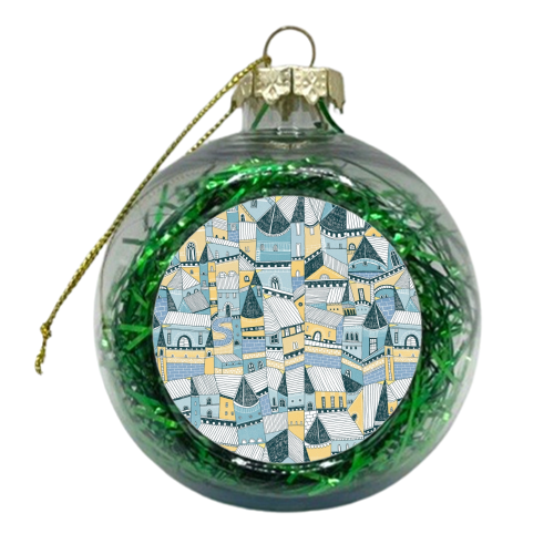 Sleeping Castle - xmas bauble by Eilidh Muldoon