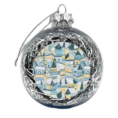 Sleeping Castle - xmas bauble by Eilidh Muldoon
