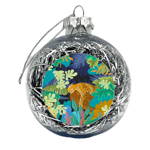 Sleeping Panther - xmas bauble by Uma Prabhakar Gokhale