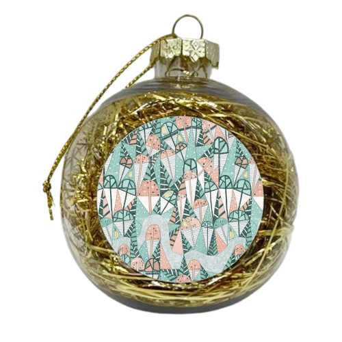 Sleeping woods - xmas bauble by Eilidh Muldoon