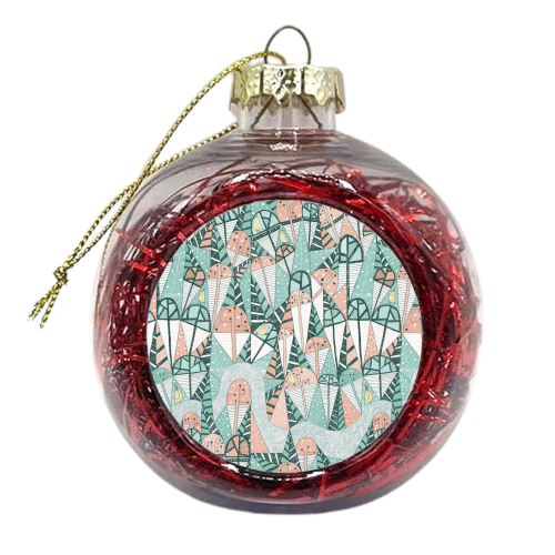Sleeping woods - xmas bauble by Eilidh Muldoon