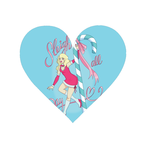 Sleigh All Day - Magnet by Melina Garcia Ayala