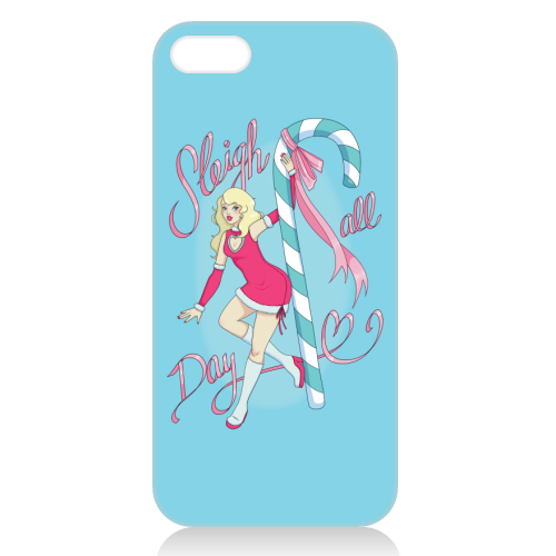 Sleigh All Day - unique phone case by Melina Garcia Ayala