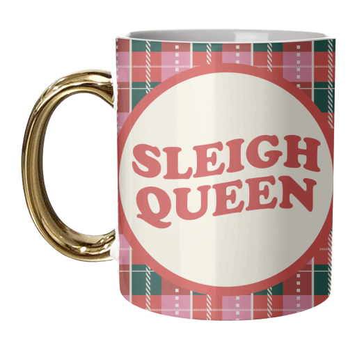 Sleigh Queen - unique mug by AbiGoLucky