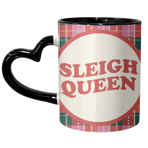 Sleigh Queen - unique mug by AbiGoLucky